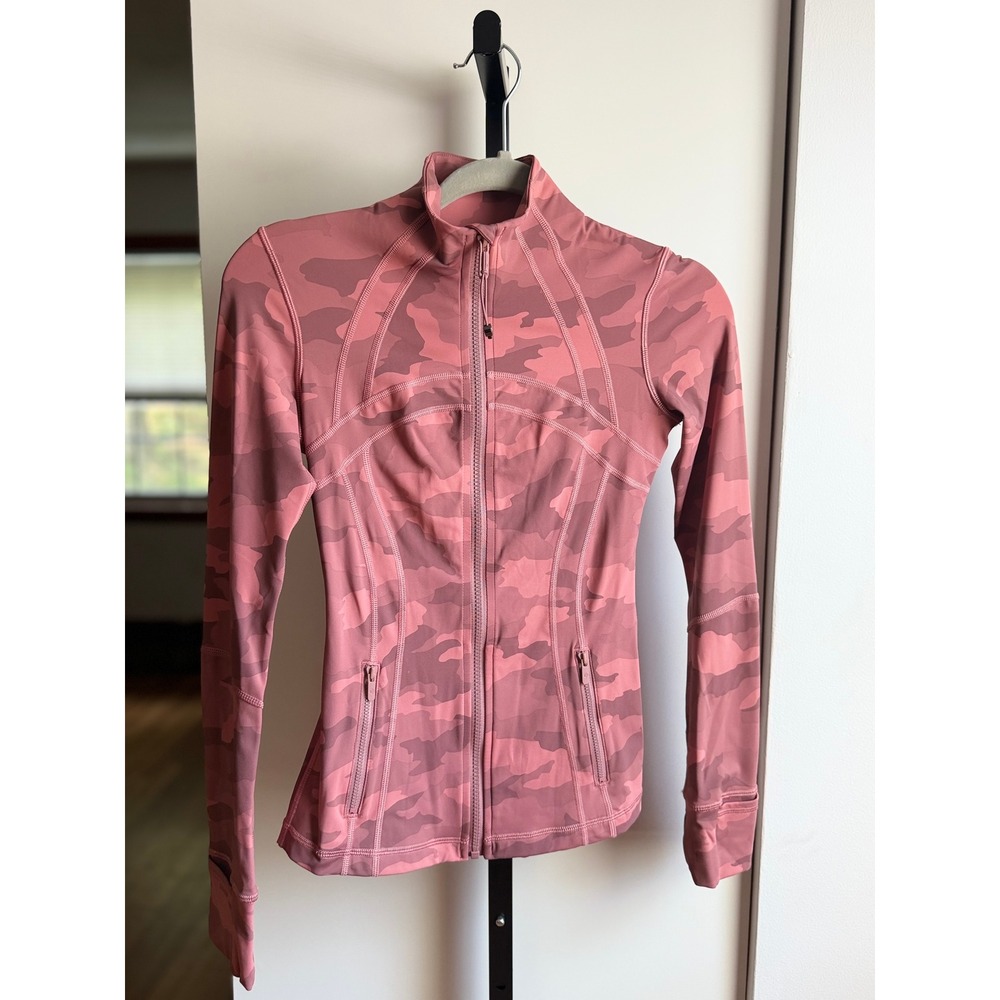 Lululemon Define Jacket – Size 2 – Heritage 365 Camo Brier‎ Rose Multi